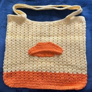 Handmade crocheted “Duck” Tote